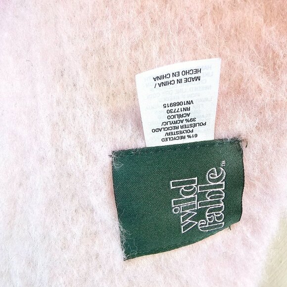 Wild Fable Recycle Polyester Pastel Color Blocked Heavy Thick Comfy Scarf, NWT - Picture 3 of 5